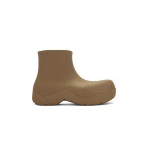 Bottega Veneta Puddle Ankle Boots Jute Neutral